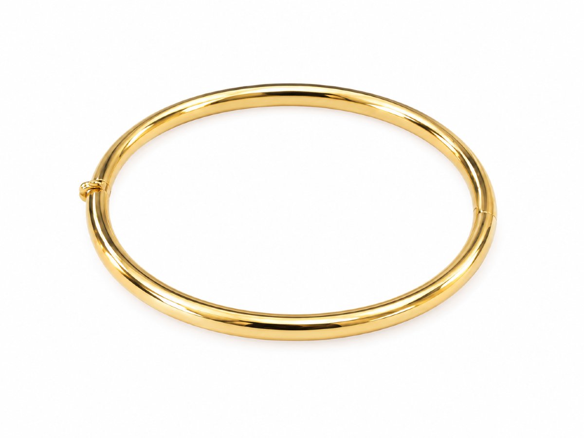 18 Carats Yellow Gold Band Bracelet