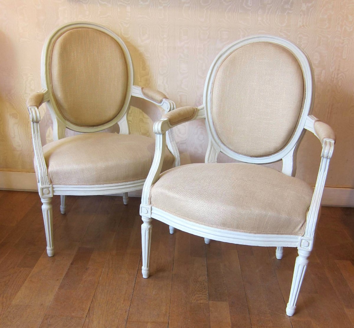 Pair Of Cabriolets Louis XVI Period-photo-4