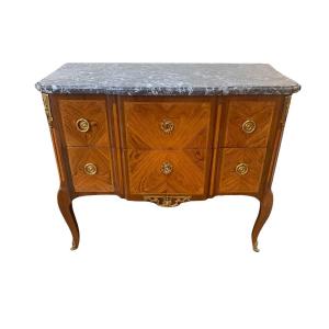 Jigsaw Commode In Marquetry