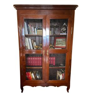 Transition Period Bookcase In Cuban Mahogany