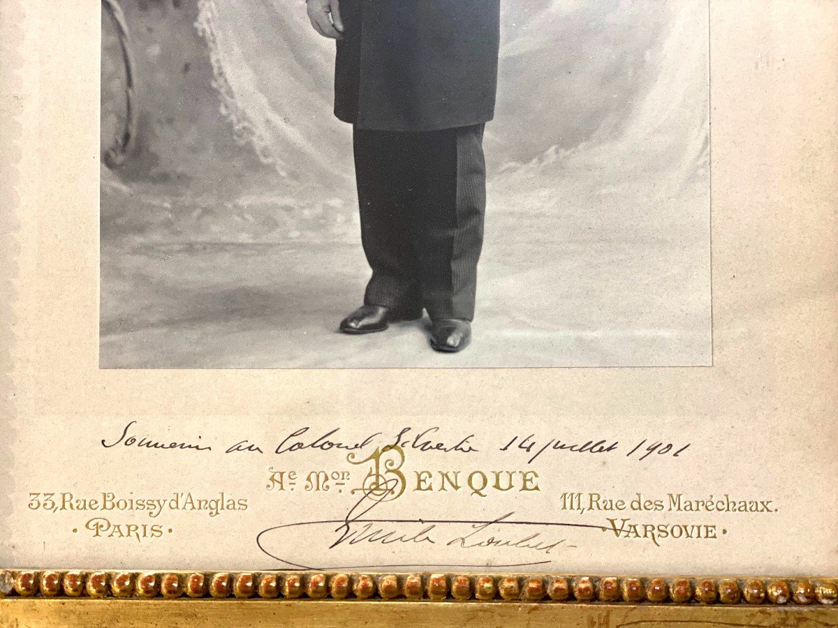 Full-length Portrait Of The President Of The Republic émile Loubet (1838-1929), 1901 Autographed-photo-4
