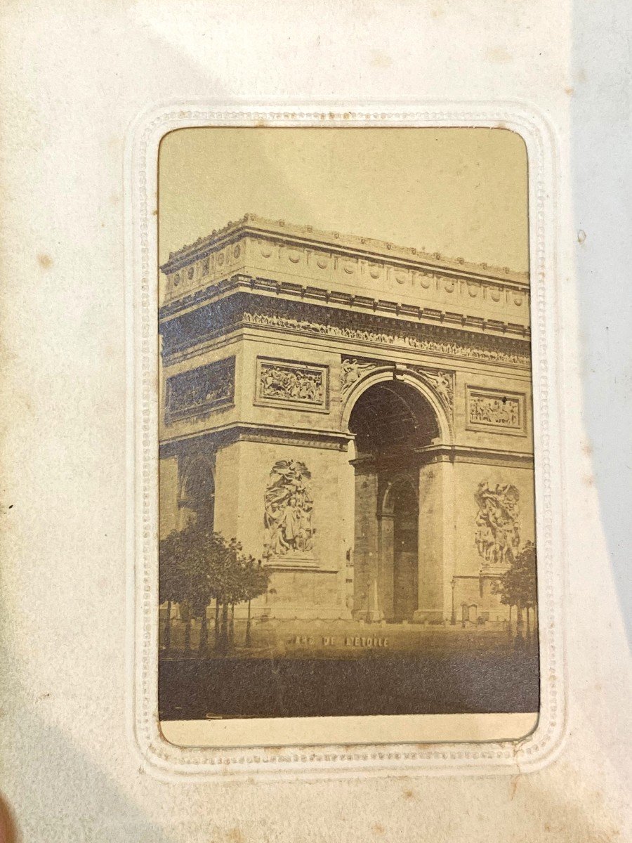 Album Paris 1870 Visiting Cards Albumen Prints -photo-3
