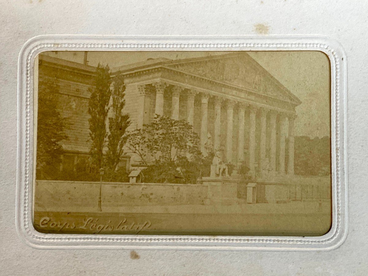 Album Paris 1870 Visiting Cards Albumen Prints -photo-3