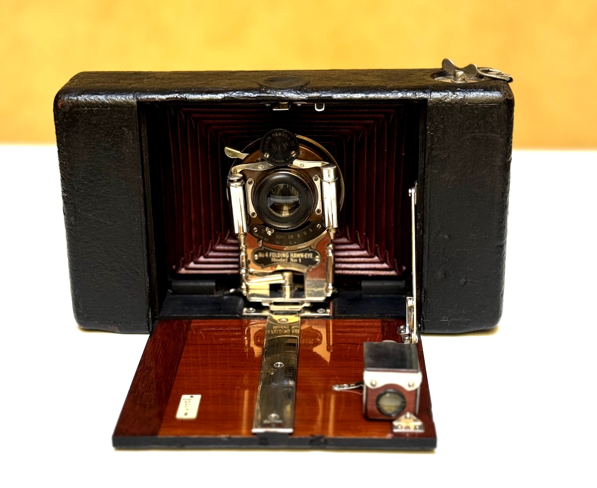 Folding Kodak N 4 Hawk-Eye Model 1 circa  1910 appareil photographique-photo-2