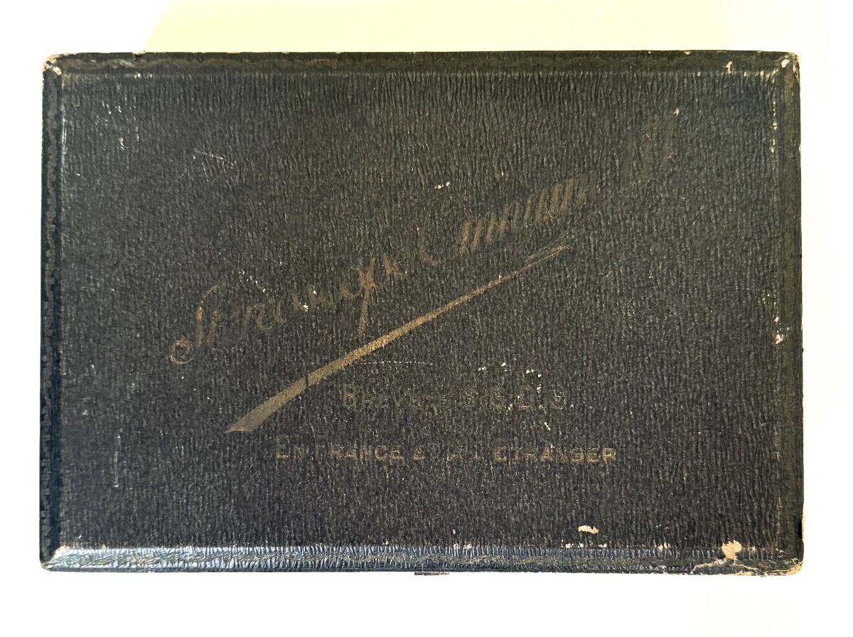 Stéréoscope de collection pliable OMNIUM III en métal circa 1910-photo-4