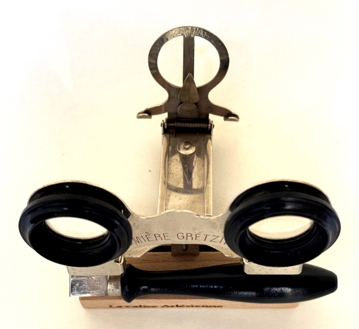 Stéréoscope de collection pliable LUMIERE GRETZINE dans sa boite circa 1910-photo-3