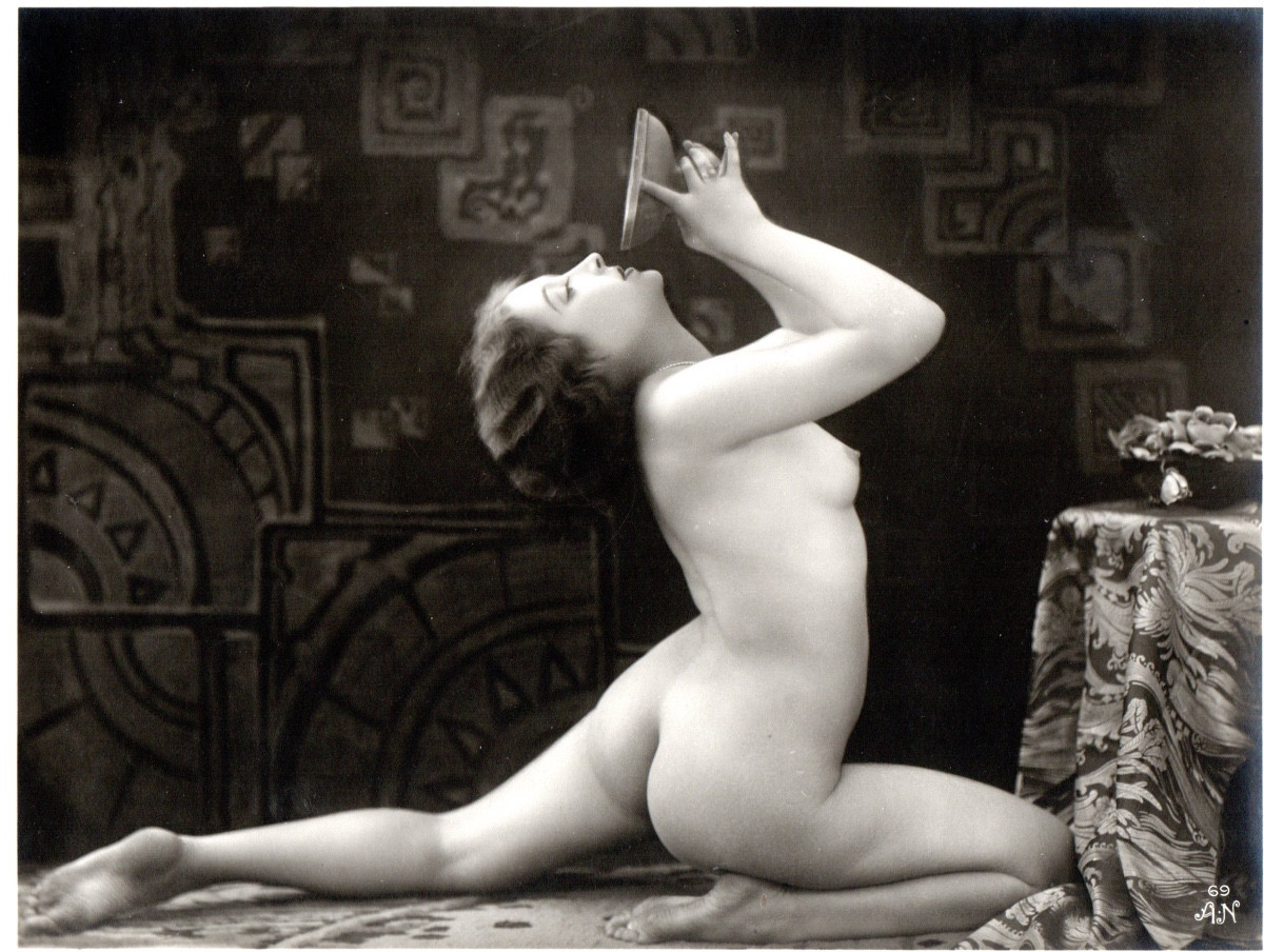 Etude de Nu Julien MANDEL C.1920 photographie argentique d'époque