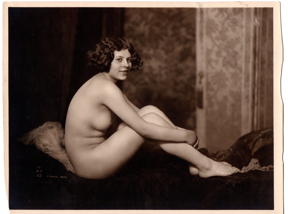 Etude de Nu Julien MANDEL C.1920 photographie argentique d'époque-photo-2