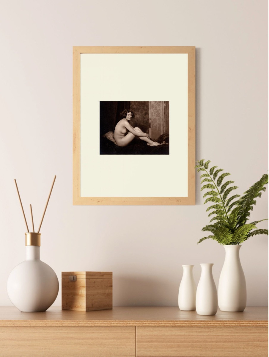 Etude de Nu Julien MANDEL C.1920 photographie argentique d'époque-photo-3