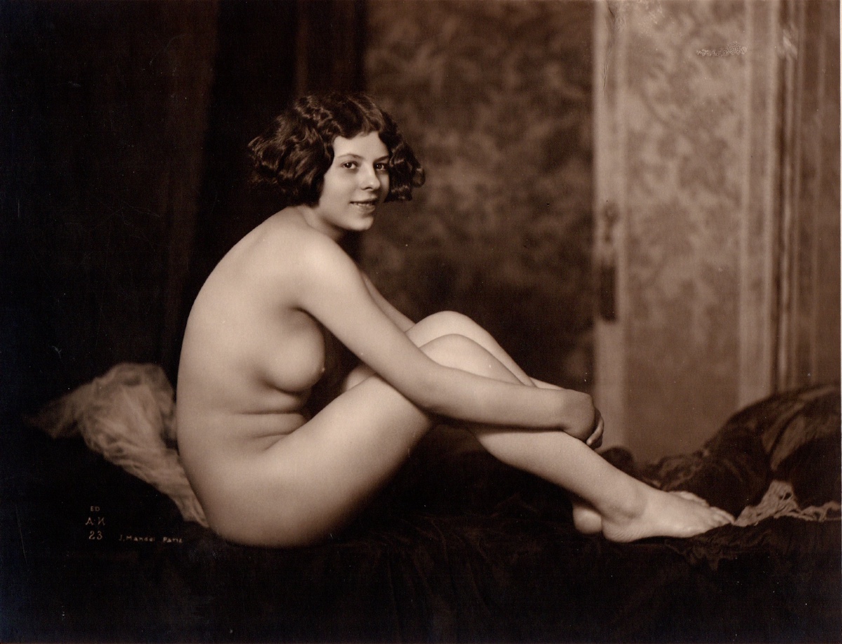 Etude de Nu Julien MANDEL C.1920 photographie argentique d'époque