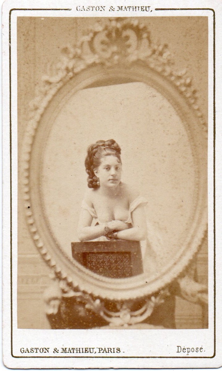 Blanche De Varennes Cdv By Gaston & Mathieu Vintage Albumen Print Photograph