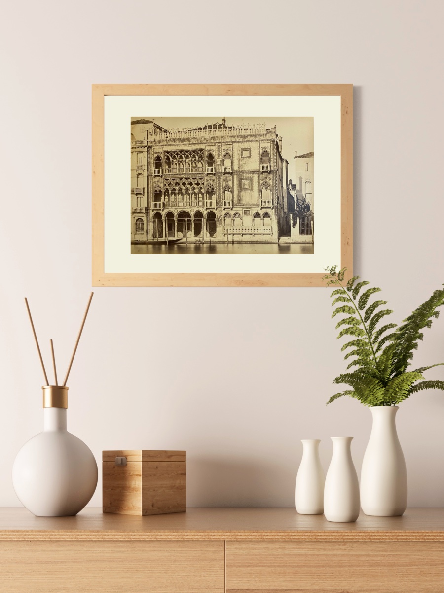 Carlo Naya, Ca d'Oro, Venice, Italy C. 1880 Photograph Vintage Albumen Print-photo-4