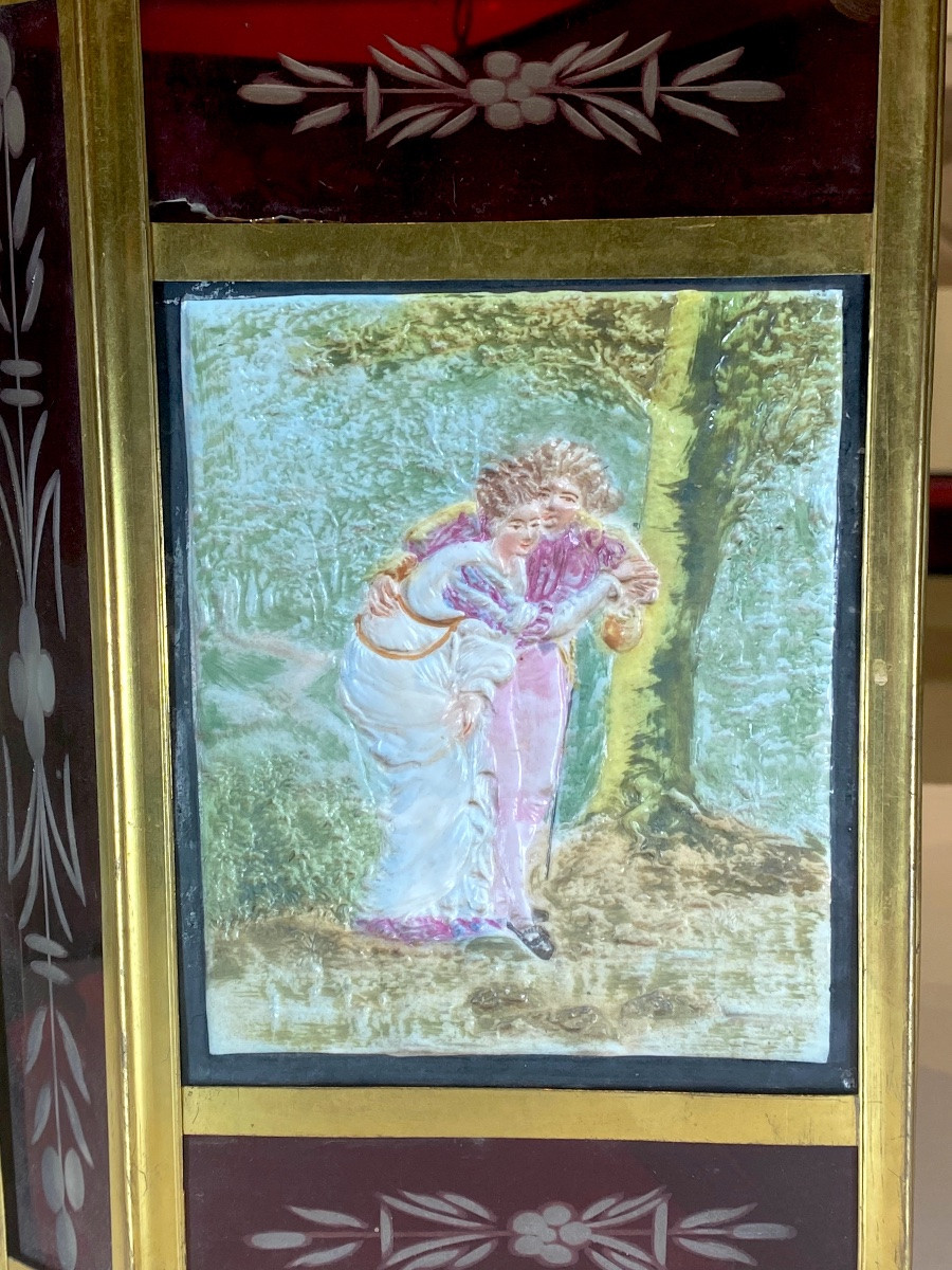 Grande lanterne pour 3 lithophanies colorisées-photo-5