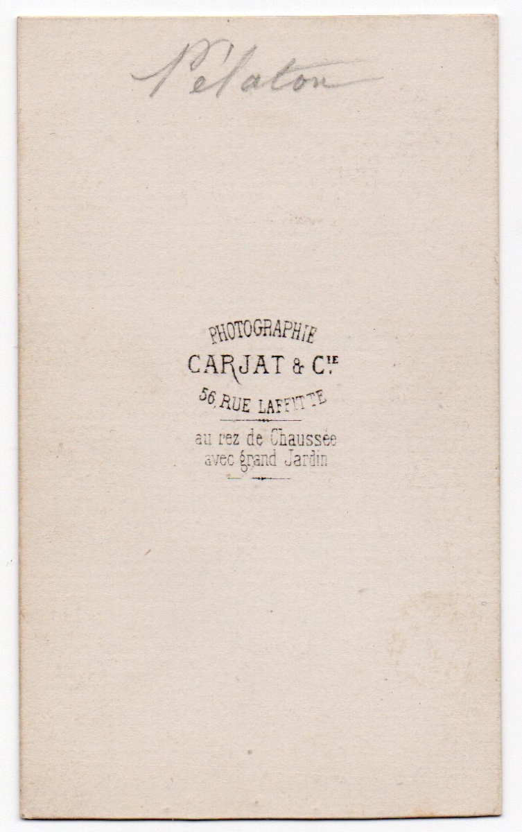 Surgeon Emile Nelaton Cdv By Pierre Carjat Circa 1865 Albumen Print Photograph -photo-3