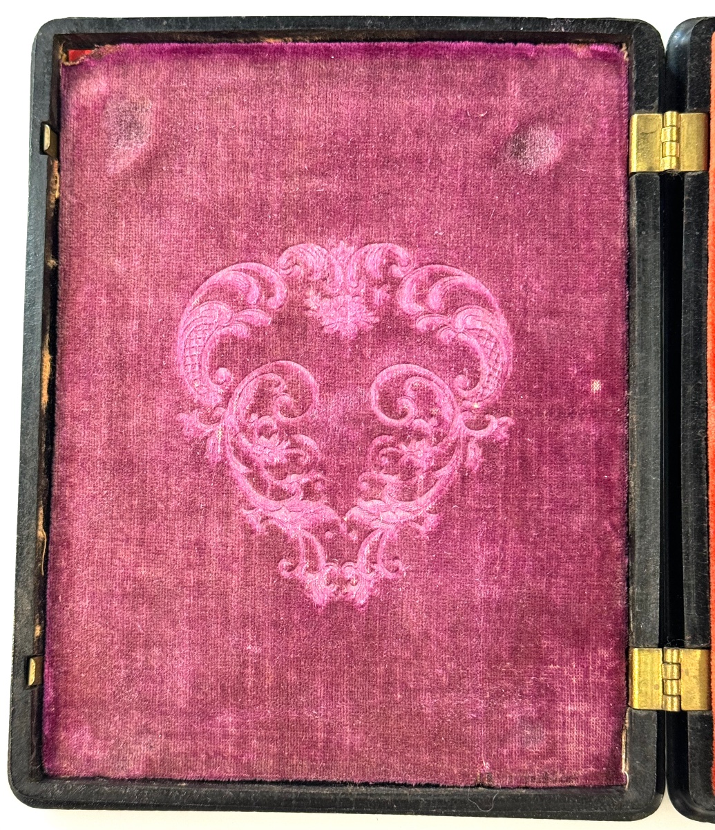 Grand Union Case In Relief, S. Peck & Co., Ambrotype 1/2 Plate, C. 1860, Vintage Photograph-photo-5