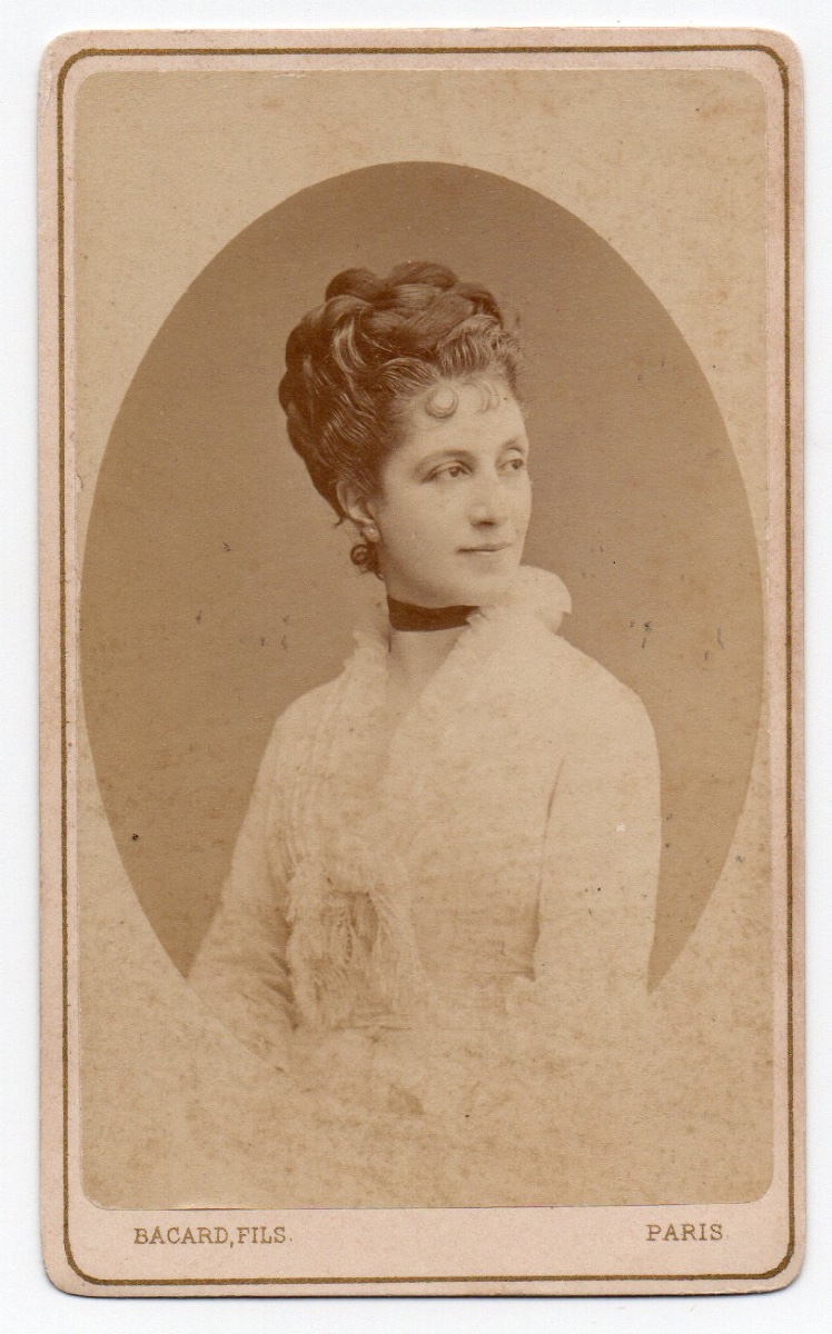 Léontine Fromentin (1840-1887) Cdv By Thiebault, Vintage Albumen Photograph C.1870
