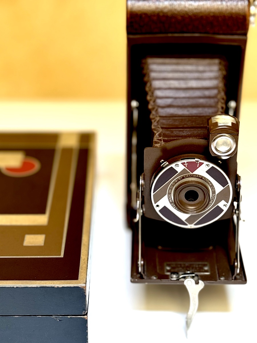 Kodak Gift n°1 A Art-Déco Appareil photographique Vintage Folding-photo-3