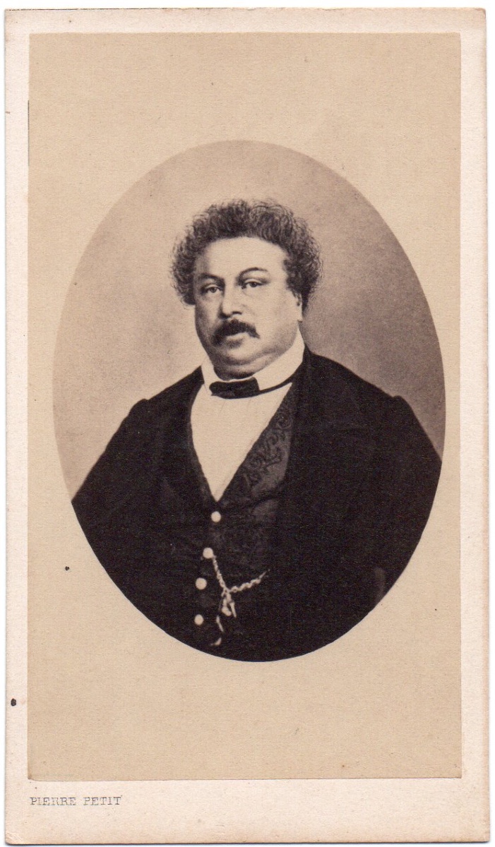 Alexandre DUMAS CDV par Pierre PETIT circa 1860 Tirage albuminé d'époque photographie