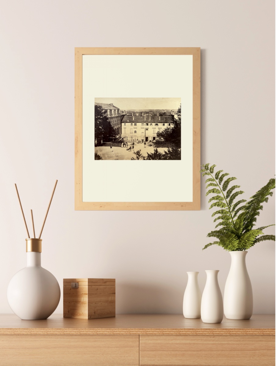 Philippe Fortuné Durand, Oullins, C.1861, Vintage Albumen Print Photograph-photo-4