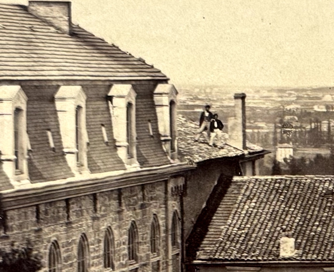 Philippe Fortuné Durand, Oullins, C.1861, Vintage Albumen Print Photograph-photo-1