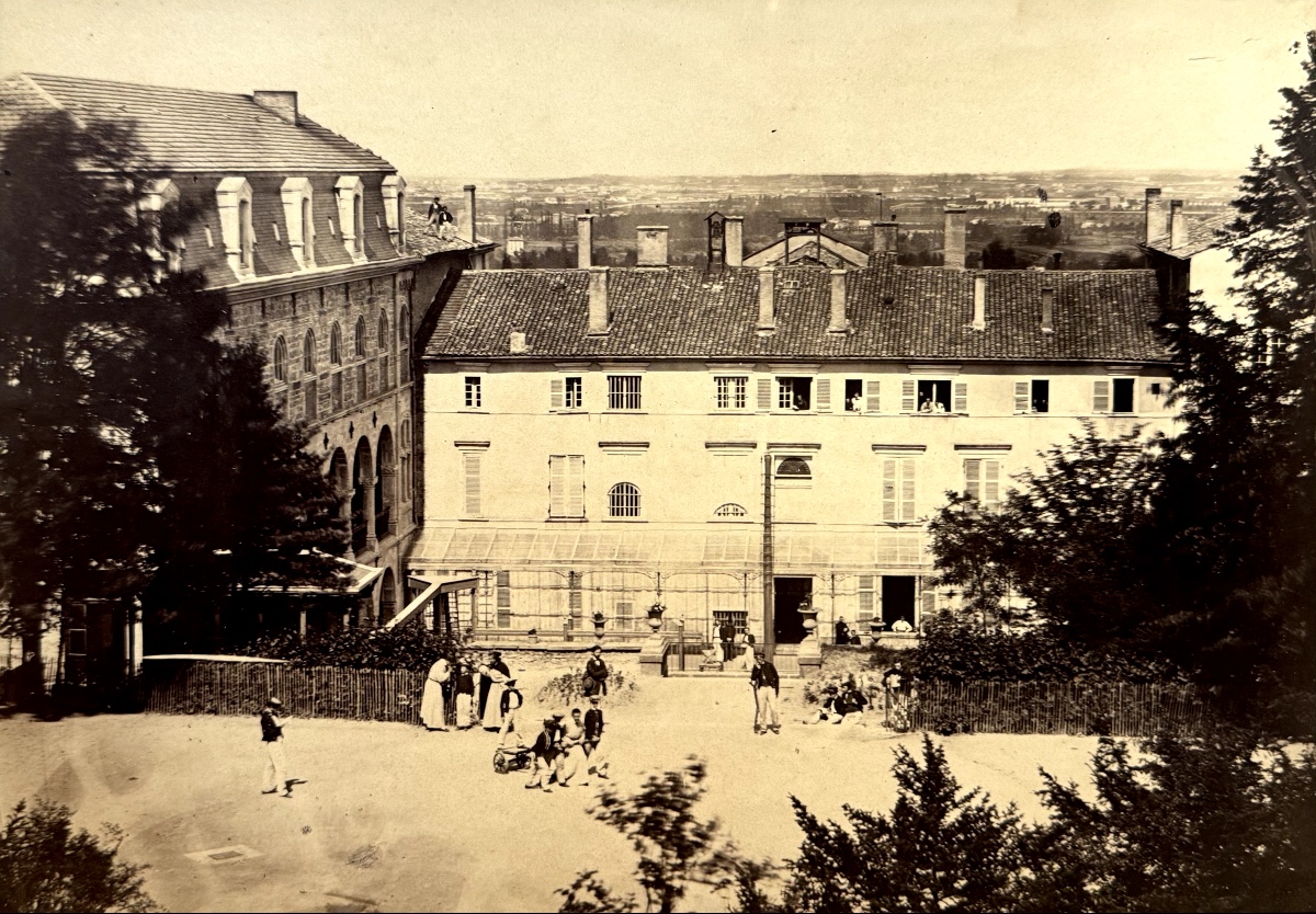 Philippe Fortuné Durand, Oullins, C.1861, Vintage Albumen Print Photograph