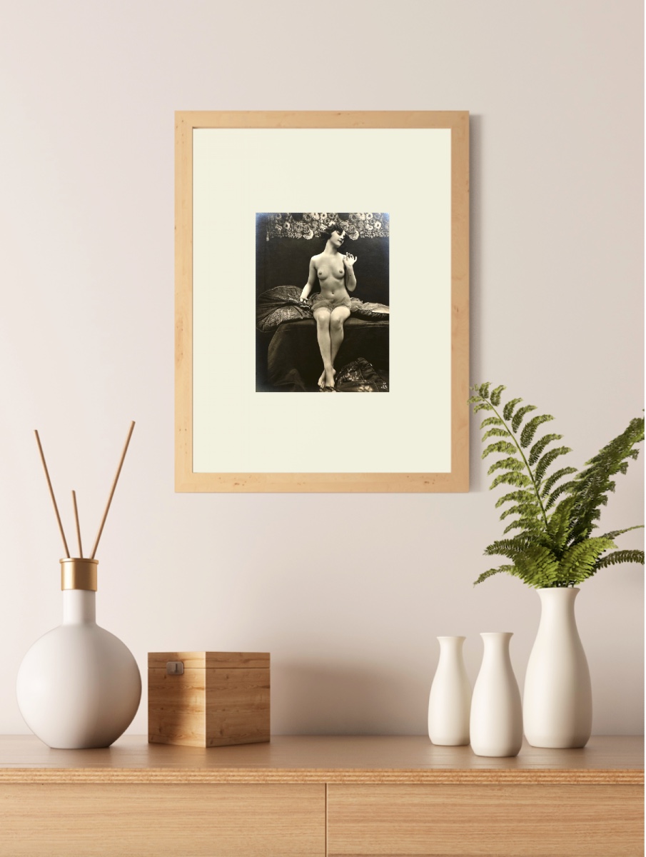 4 Etudes de Nu Julien MANDEL C.1920 Tirages argentiques d'époque photographie-photo-2