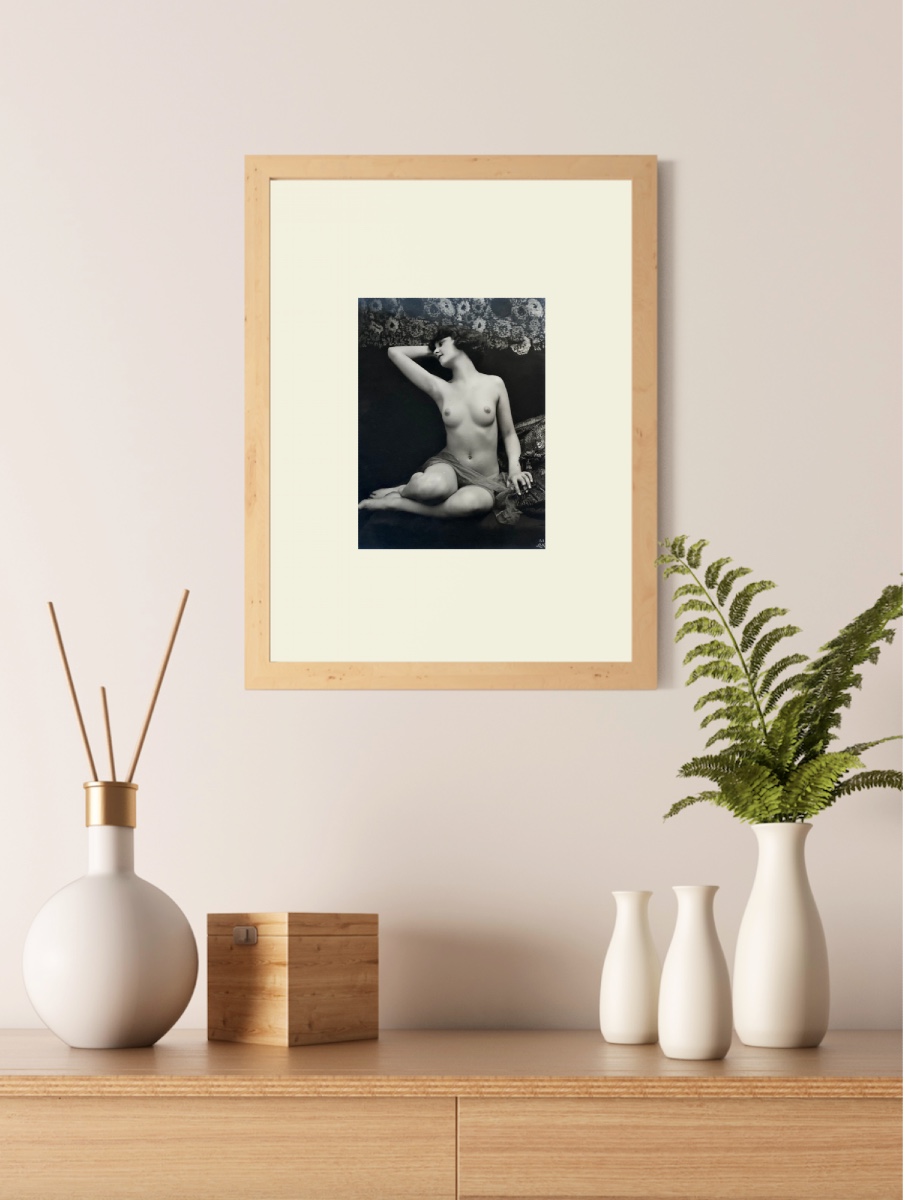 4 Etudes de Nu Julien MANDEL C.1920 Tirages argentiques d'époque photographie-photo-5