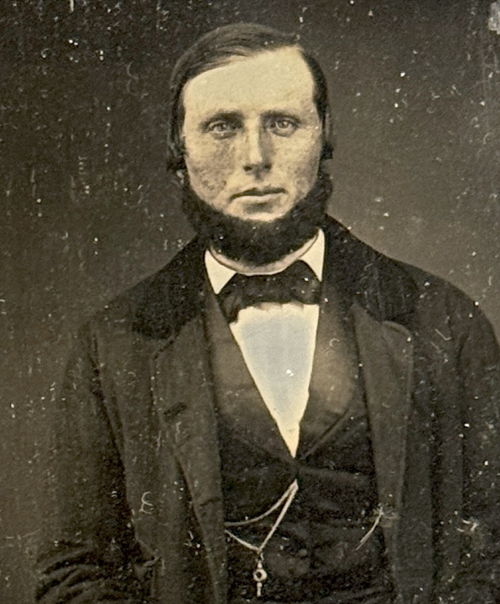 Daguerreotype, Portrait Of A Man By Meade Brothers C.1855 Photograph-photo-1