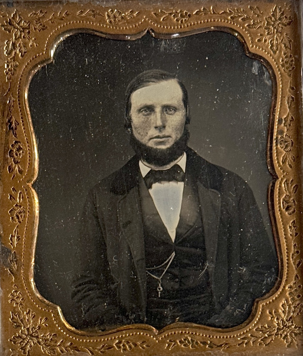 Daguerreotype, Portrait Of A Man By Meade Brothers C.1855 Photograph