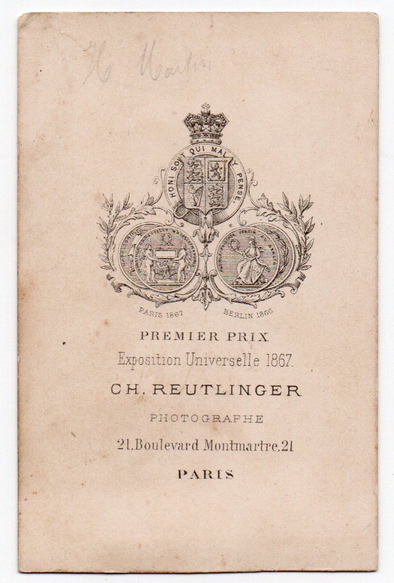 Henri Martin Cdv By Charles Reutlinger Vintage Albumen Print Photograph-photo-2