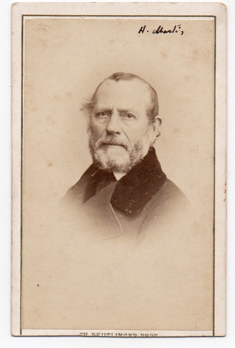 Henri Martin Cdv By Charles Reutlinger Vintage Albumen Print Photograph