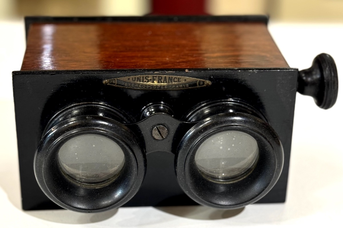 Visionneuse et 3 plaques stéréo sur  les Glaciers de Chamonix photographie stéréoscopique-photo-1