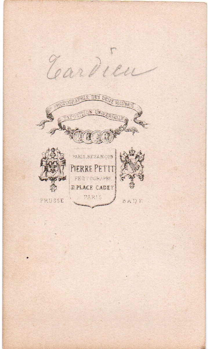 Le Docteur Auguste Ambroise TARDIEU CDV par Pierre PETIT Tirage albuminé d'époque photographie-photo-2