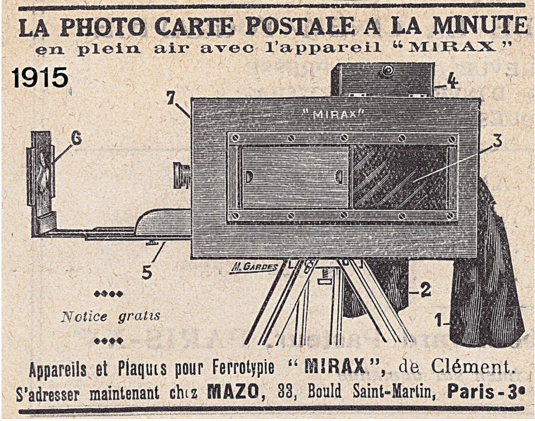 MIRAX Appareil Laboratoire de E.G. Clément circa 1915 Photographie-photo-2