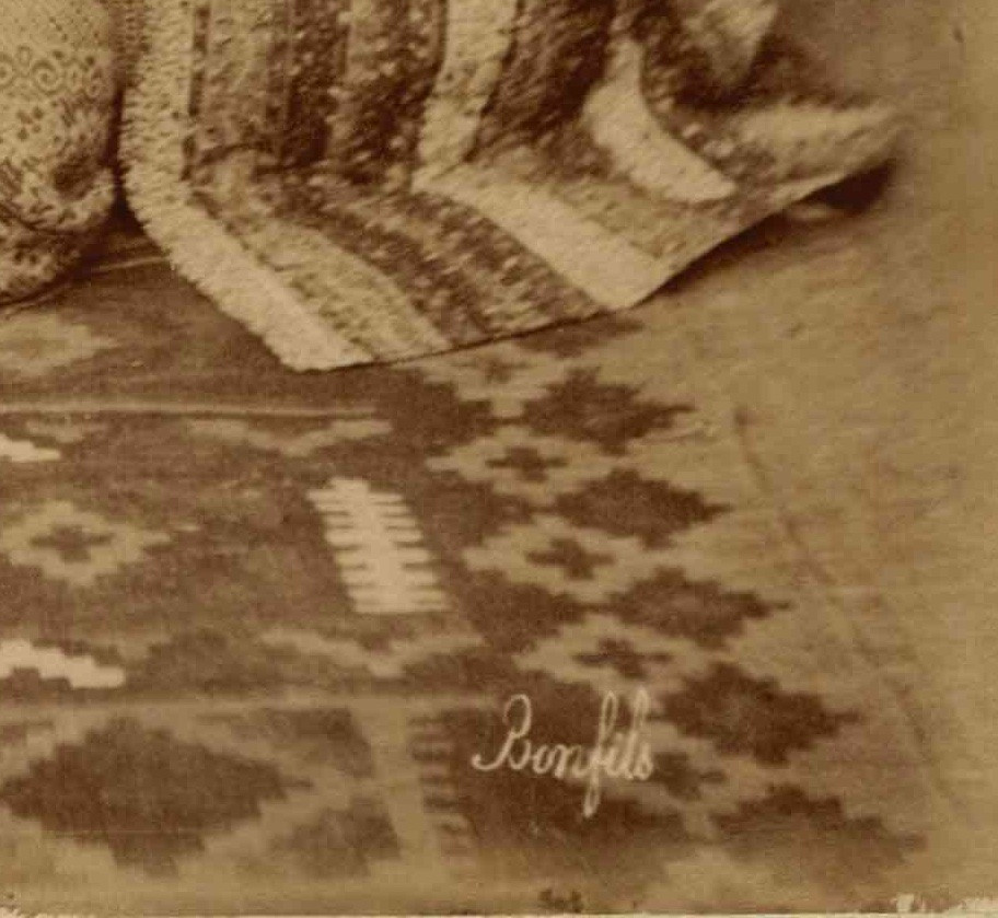 Felix BONFILS (1831-1885) "Le maître d'école"  circa 1870 Tirage albuminé d'époque-photo-3