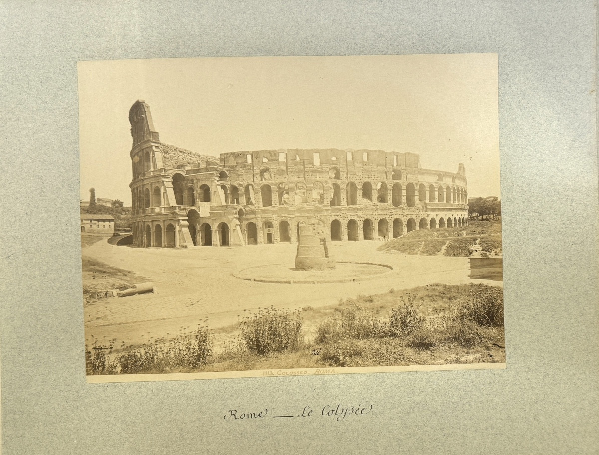 Italia, Album Of 60 Albumen Prints Circa 1882 Photography-photo-2