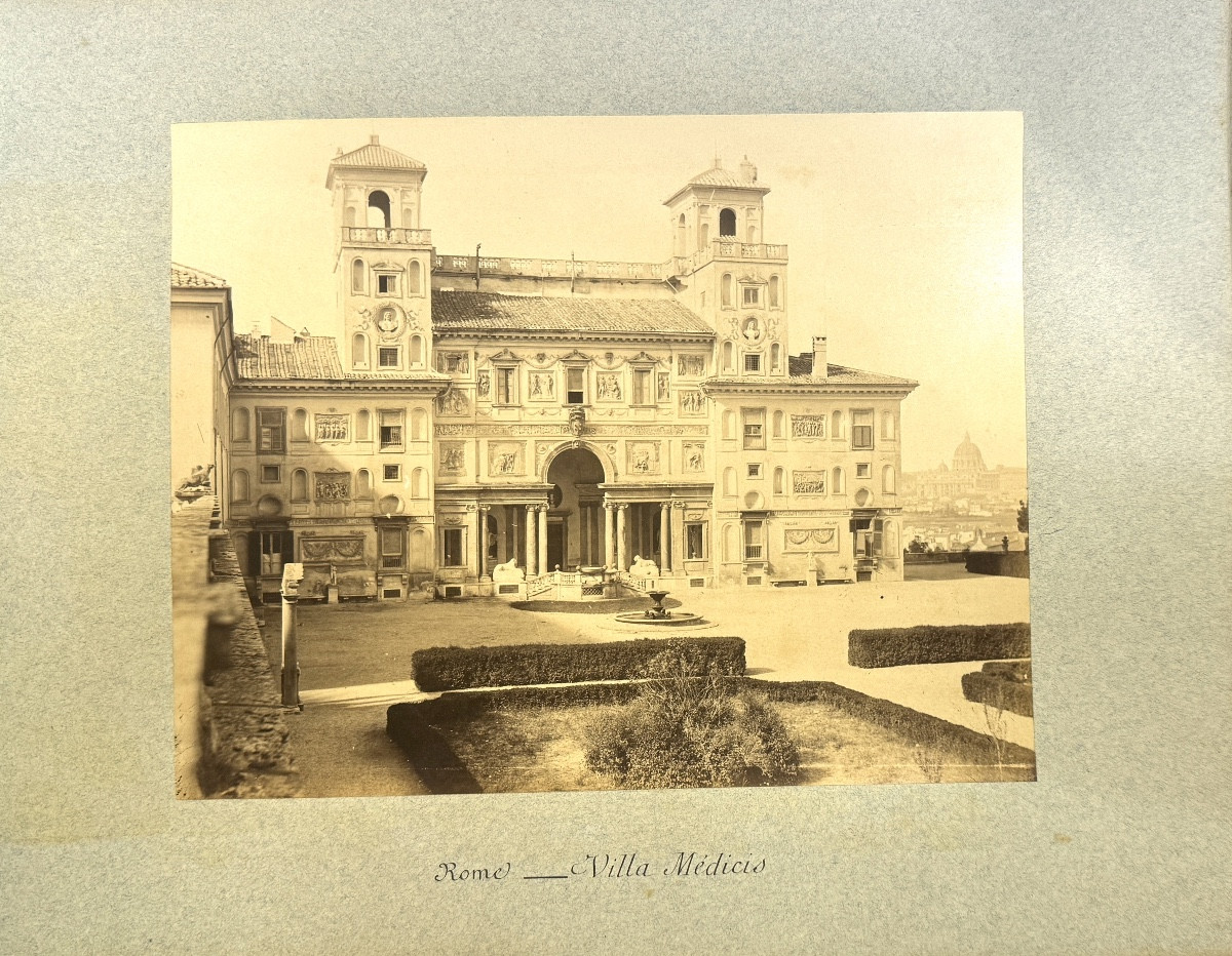 Italia, Album Of 60 Albumen Prints Circa 1882 Photography-photo-2