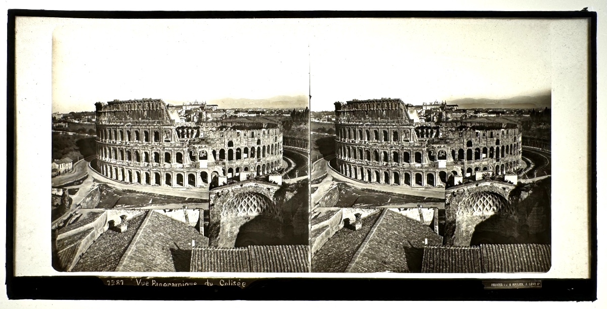 Ferrier Et Soulier Glass Plate Stereo View -photo-2