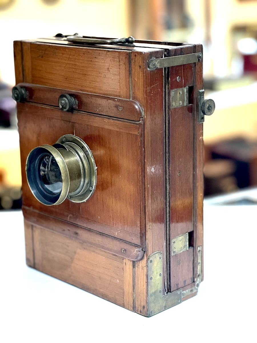 Camera 18 X 24 Lens Dallmeyer Rectilinear N.2 Circa 1870-photo-3