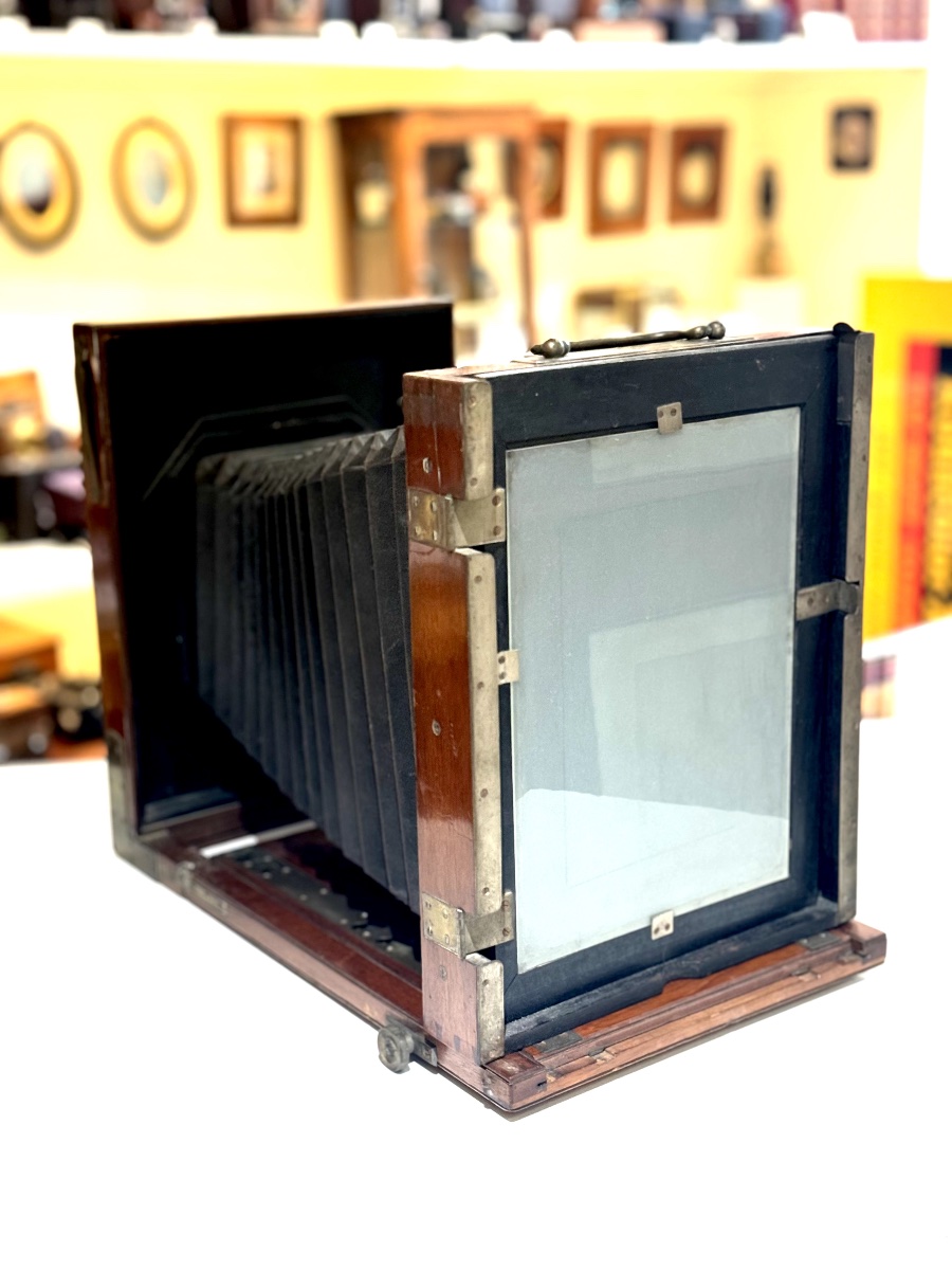Camera 18 X 24 Lens Dallmeyer Rectilinear N.2 Circa 1870-photo-3