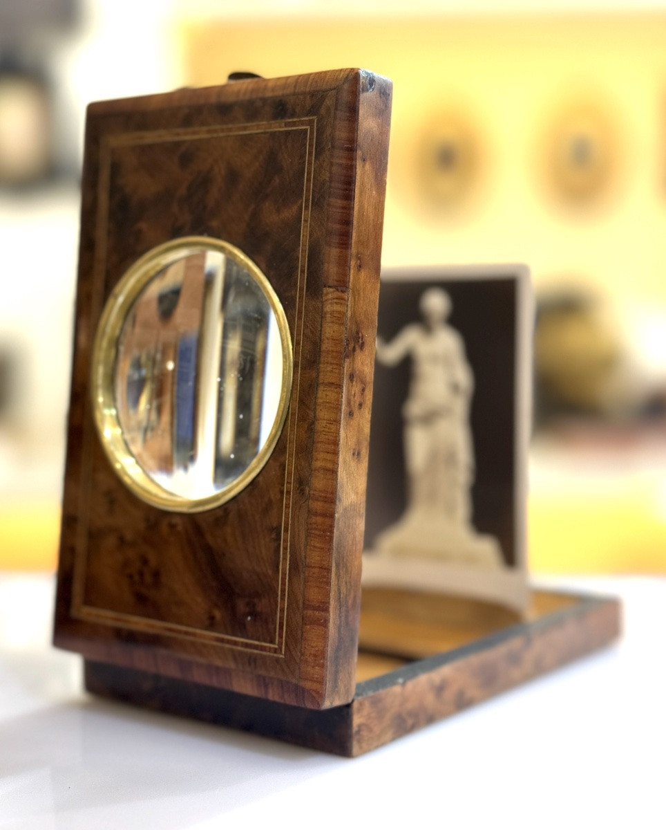 Venus d'Arles dans son Graphoscope en bois de Rose circa 1880-photo-2