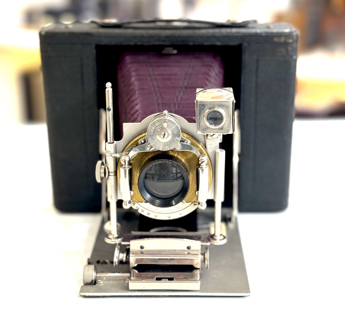 Travel Camera Lens Roussel Circa 1910 Vintage Camera