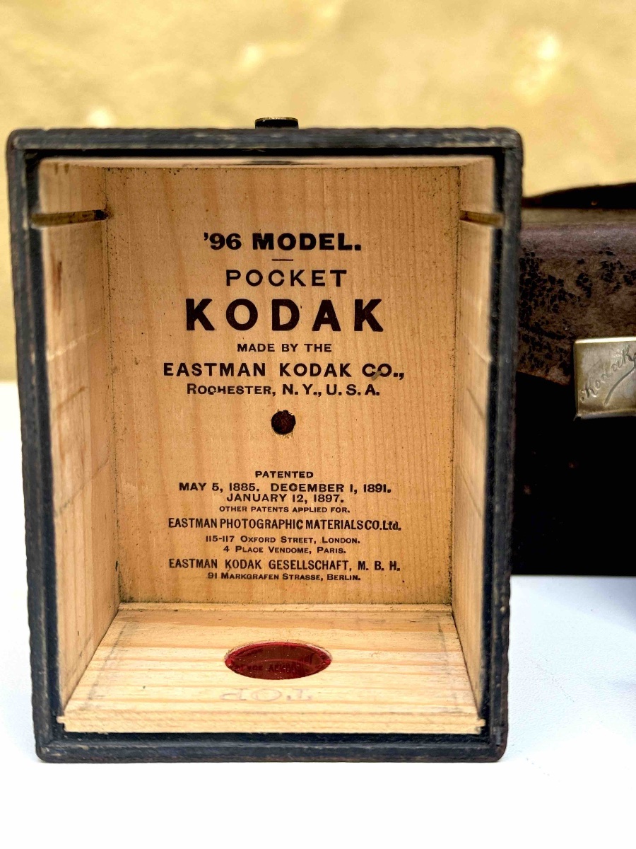 Pocket Kodak Model'96 dans son étui d'origine, pellicule et mode d'emploi Appareil photographie-photo-3