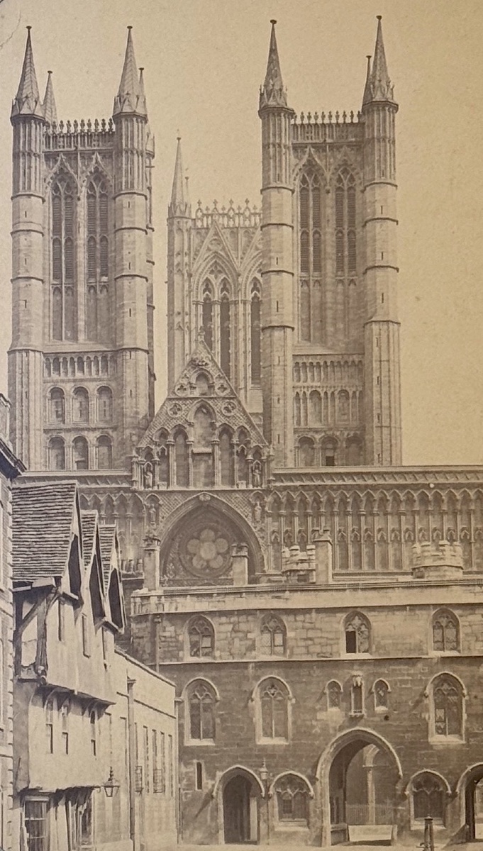 James MUDD (1821-1906) Cathédrale de Lincoln, Angleterre c.1860 Tirage albuminé photographie-photo-2