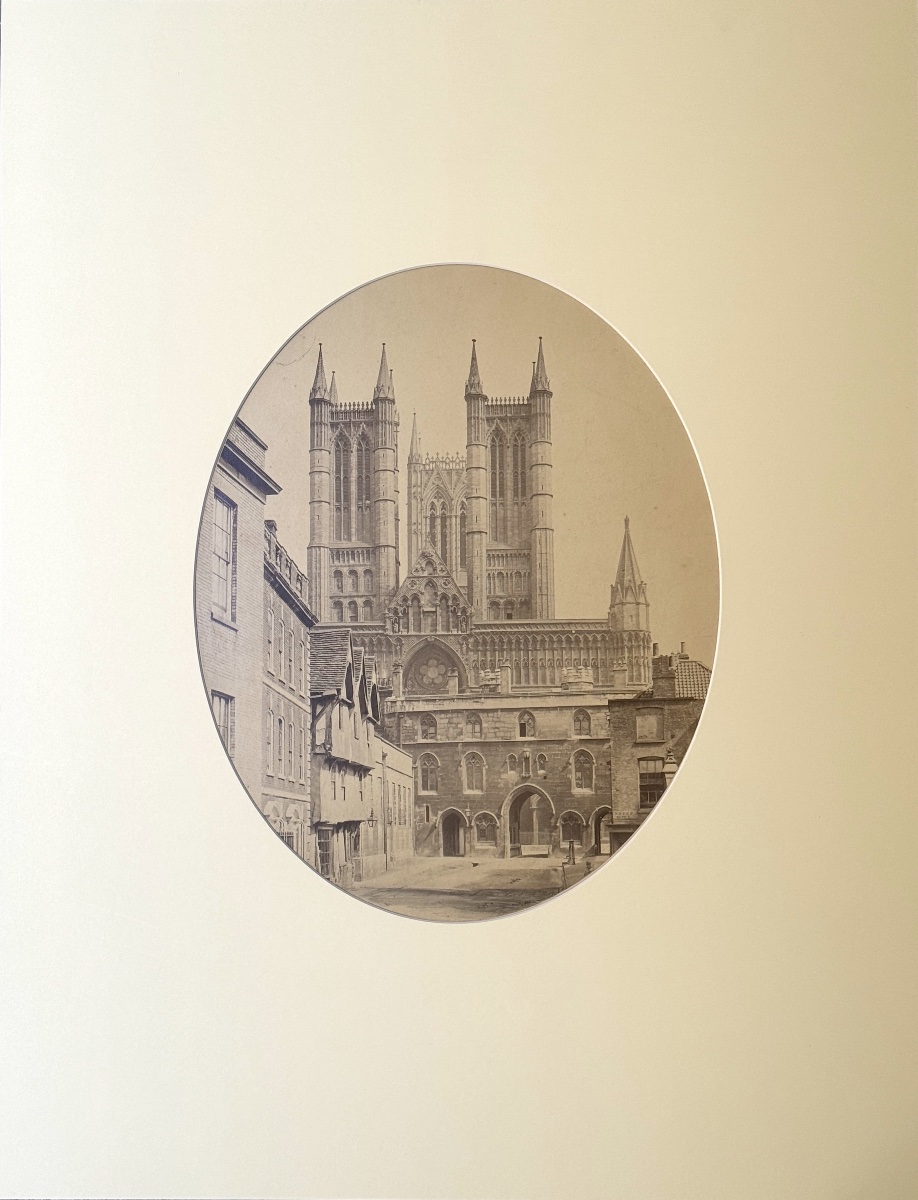 James MUDD (1821-1906) Cathédrale de Lincoln, Angleterre c.1860 Tirage albuminé photographie-photo-1