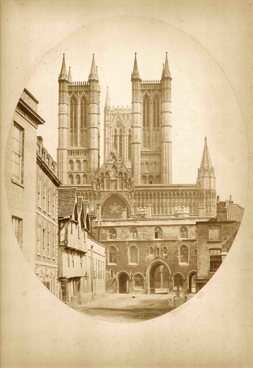 James MUDD (1821-1906) Cathédrale de Lincoln, Angleterre c.1860 Tirage albuminé photographie-photo-2