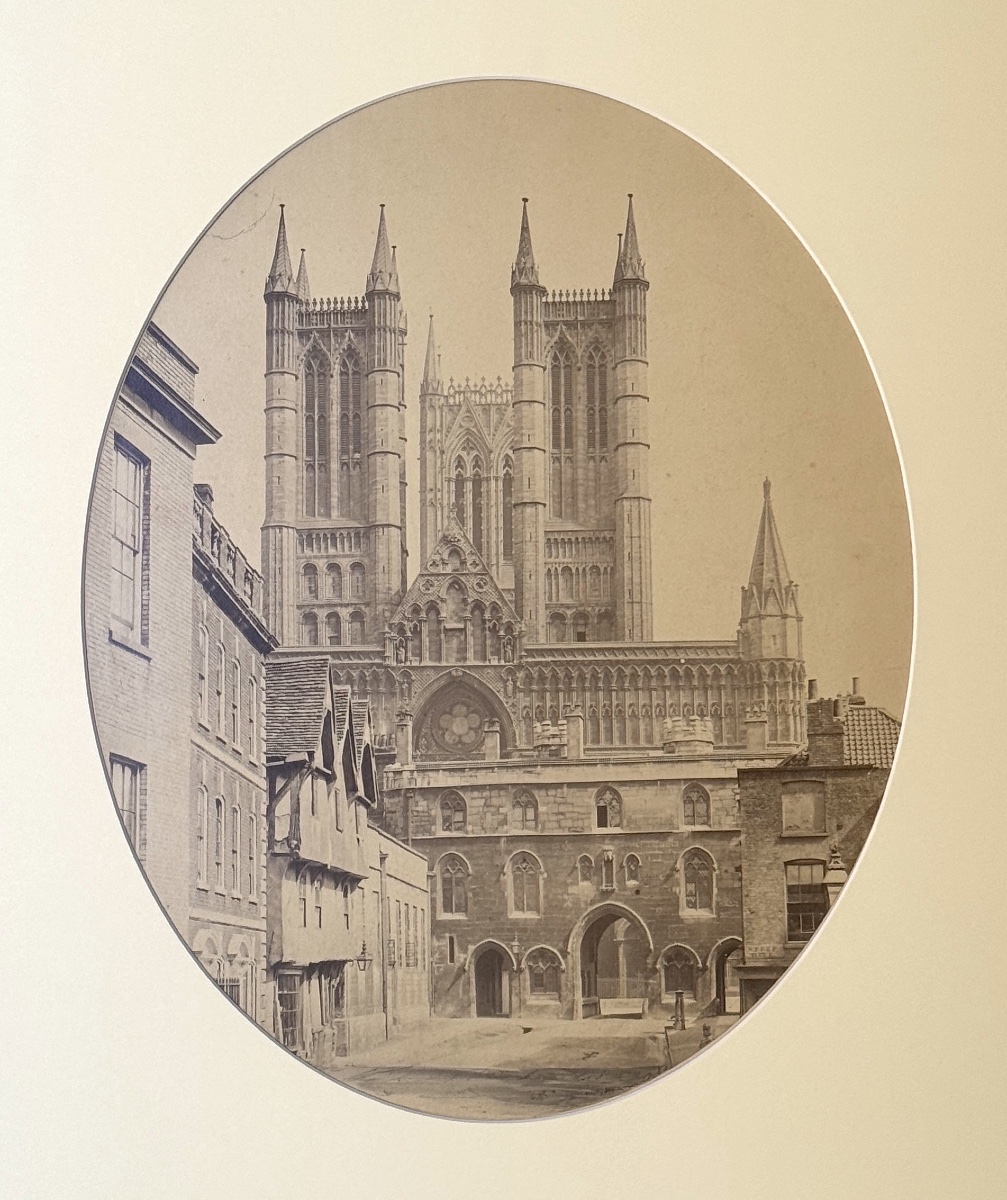 James MUDD (1821-1906) Cathédrale de Lincoln, Angleterre c.1860 Tirage albuminé photographie