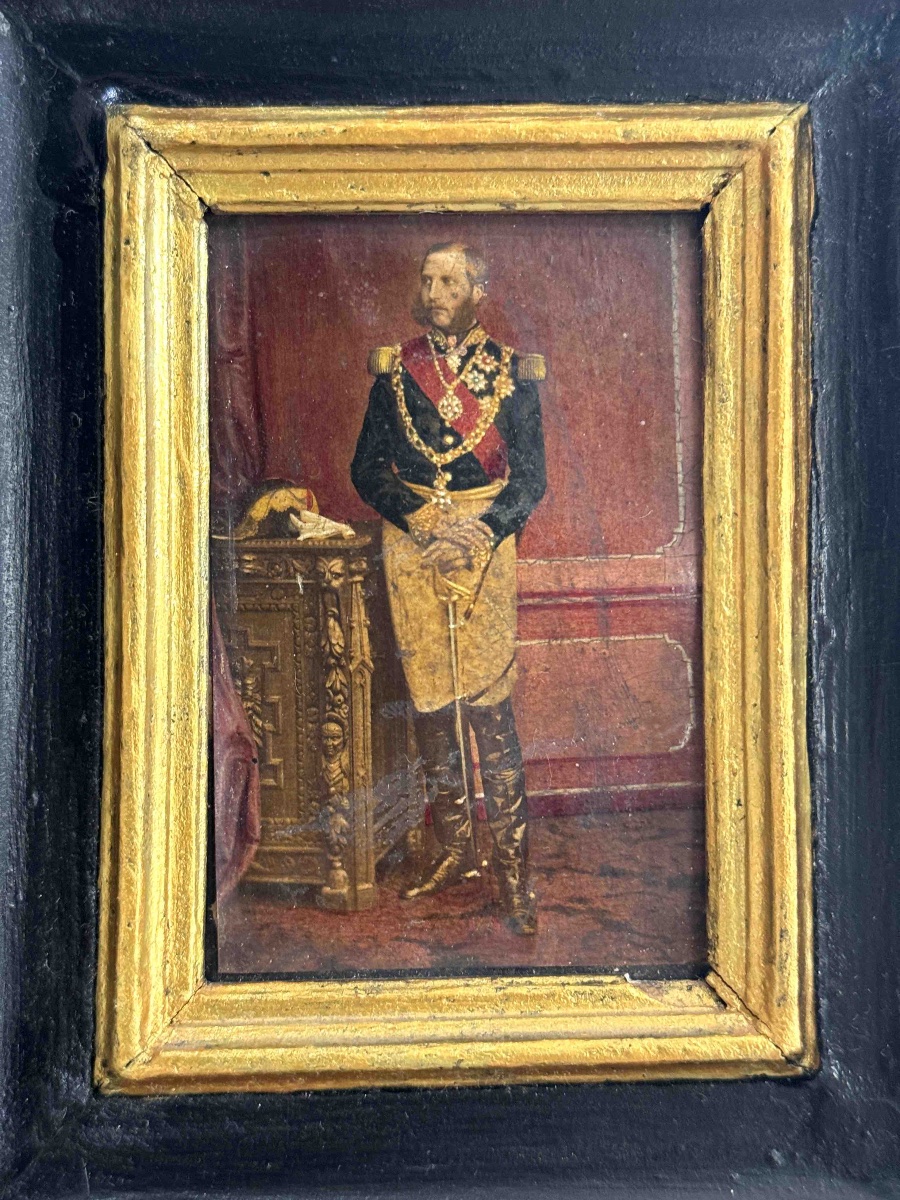 Full-length Portrait, Comte De Flandre  Circa 1860 Photo Albumen Print-photo-2