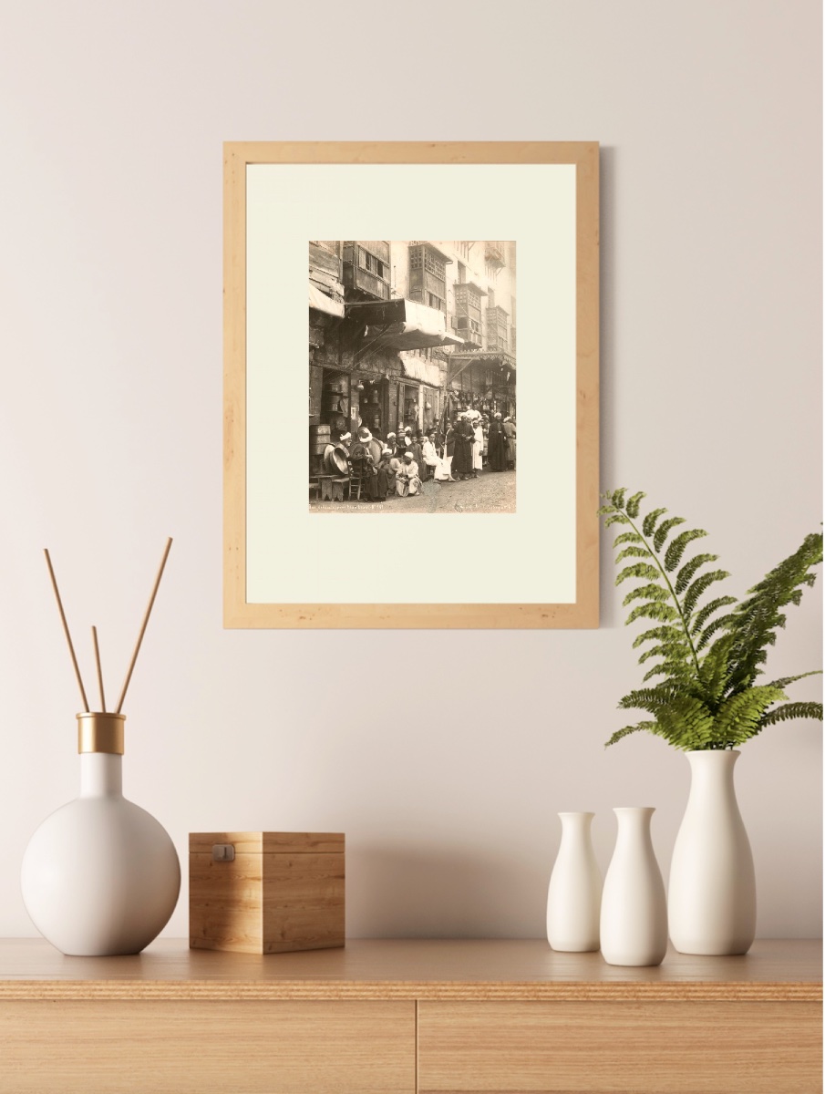 Gabriel LEKEGIAN(1853-1920) Rue du Caire, Egypte circa 1875 tirage albuminé photographie-photo-3