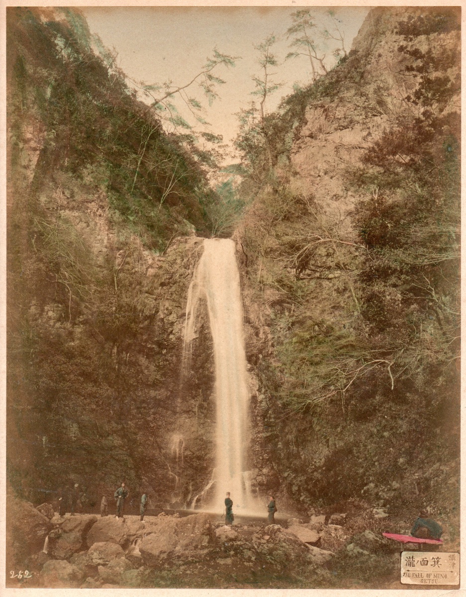 Kusakabe Kimbei (1841–1934)  Minoo Falls, C. 1880, Period Albumen Print, Photograph-photo-2